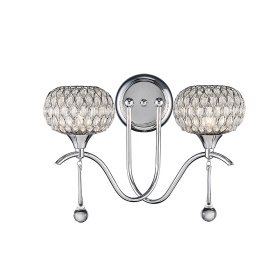 Chelsie Polished Chrome Wall Lights Diyas Armed Wall Lights Chelsie Polished Chrome Wall Lights Diyas Armed Wall Lights